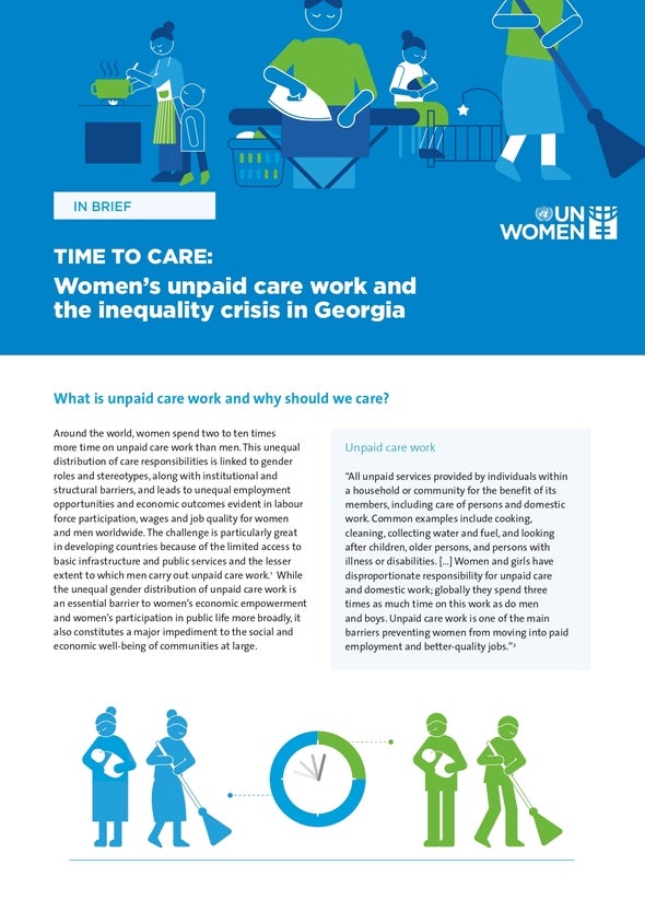 Time To Care: Women’s Unpaid Care Work And The Inequality Crisis In ...